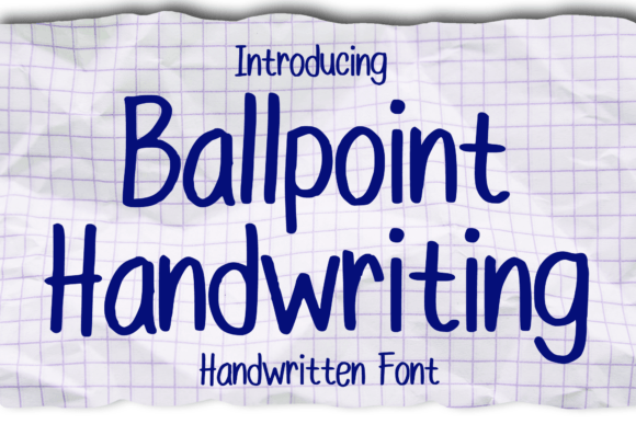 Ballpoint Handwriting: Authentic Style for Daily Design