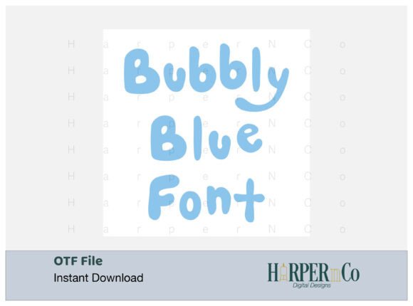 Bubbly Blue: Bringing Playful Personality to Your Digital Designs