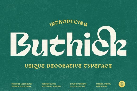 Buthick: The Bold Sans Serif That Bridges Modern and Retro Design