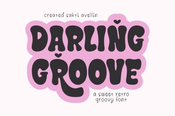 Darling Groove: A Playful Display Font for Bold Designs