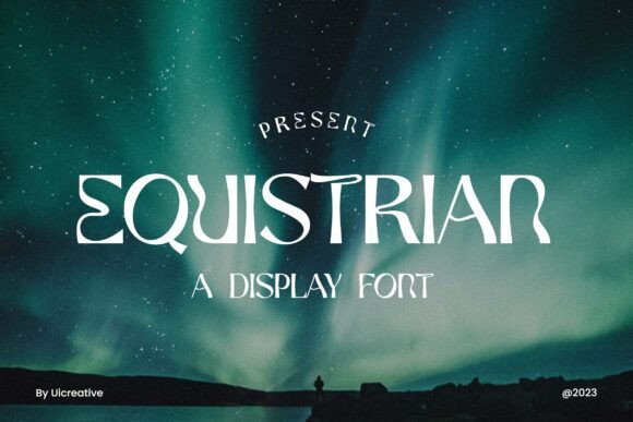 Equistrian: A Versatile Display Font for Modern Branding
