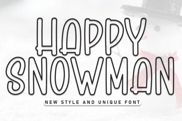 Evaluating Happy Snowman: A Playful Display Font for Winter Designs