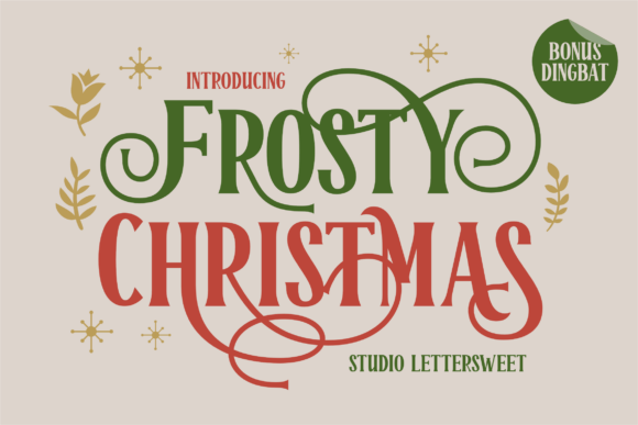 Frosty Christmas: Strategic Typography for Holiday Branding