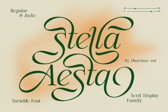 Introducing Stella Aesta: The Butterfly Swash Display Family Redefining Elegant Typography