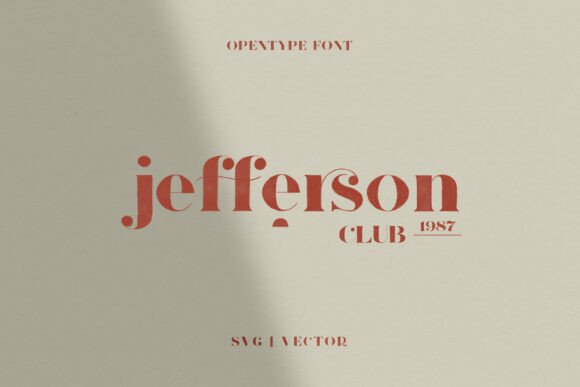 Jefferson: Elevating Brand Identity Through Elegant Typography