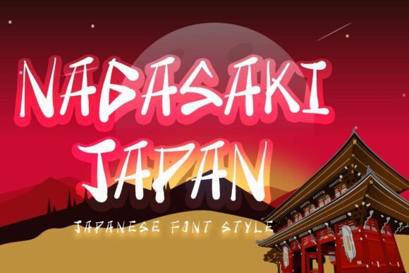 Nagasaki Japan: Elevating Visual Identity with an Elegant Japanese-Style Font