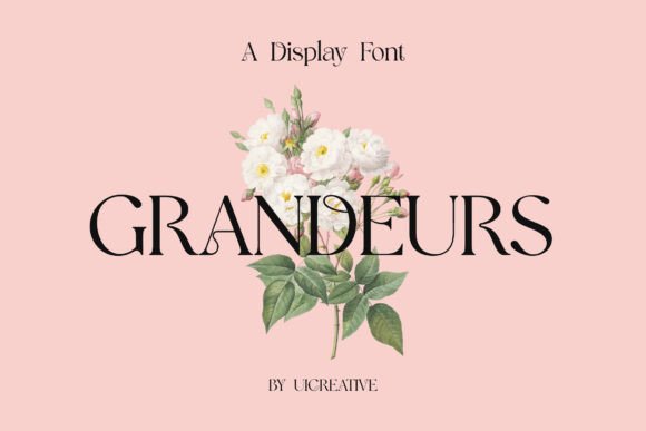 Refining Visual Identity with Grandeurs: The Art of Elegant Display Typography