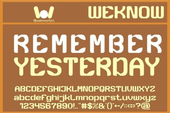 Remember Yesterday: Strategic Typography for Brand Clarity and Creative Impact
