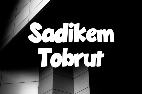 Sadikem Tobrut: The Versatile Font for Modern Design Projects