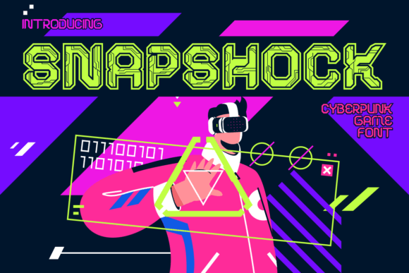 Snapshock: The Cyberpunk Font That Electrifies Digital Design
