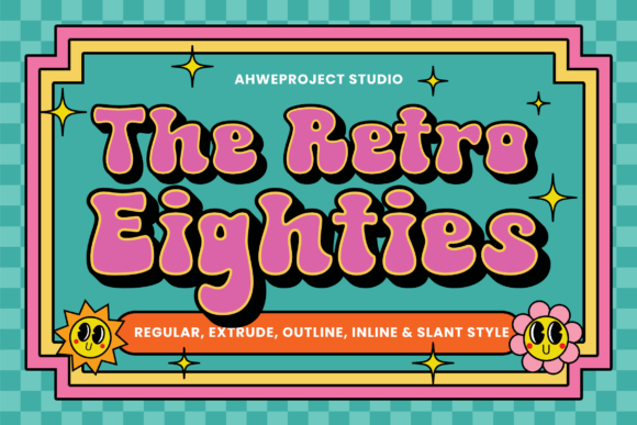 The Retro Eighties Font Guide