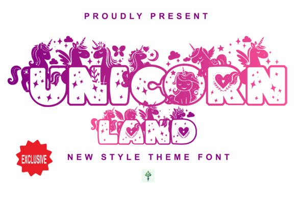 Unicorn Land: Redefining Visual Identity Through Playful Typography