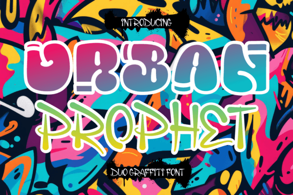 Urban Prophet: Bold Graffiti Font for Modern Design
